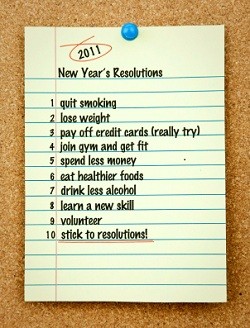 Sticking to 2011 Resolutions